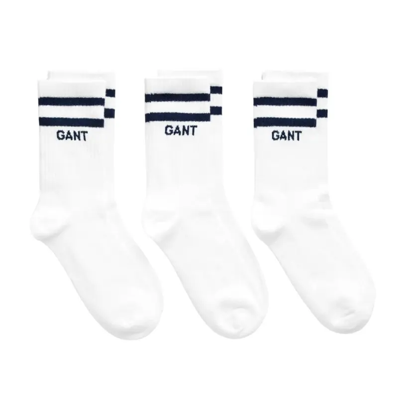 GANT Gant - Sokker 3-Pk Sport White