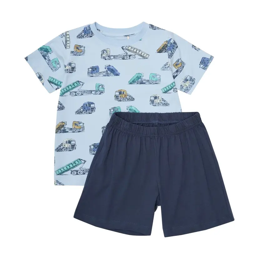 Minymo Minymo T-shirt+Short Set AOP Skyway (128 / 8 år)