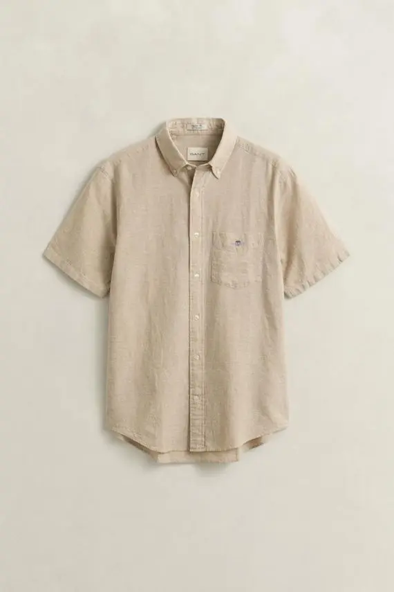 Gant REG COTTON LINEN SS SHIRT