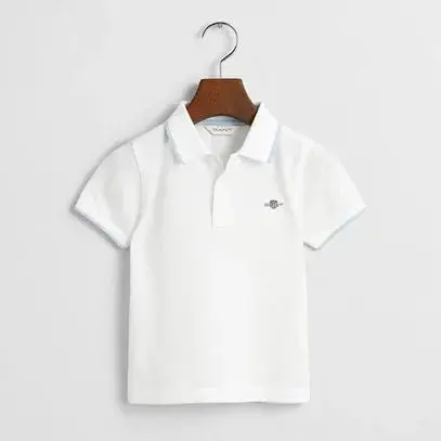 GANT Gant - Poloskjorte Striped Polo Pique Rugger White