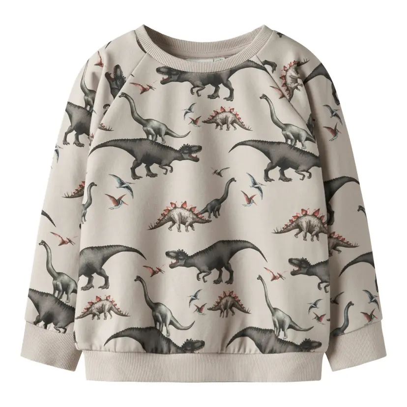 NAME IT Name It - Genser Sweat Bertil Dino Pumice Stone