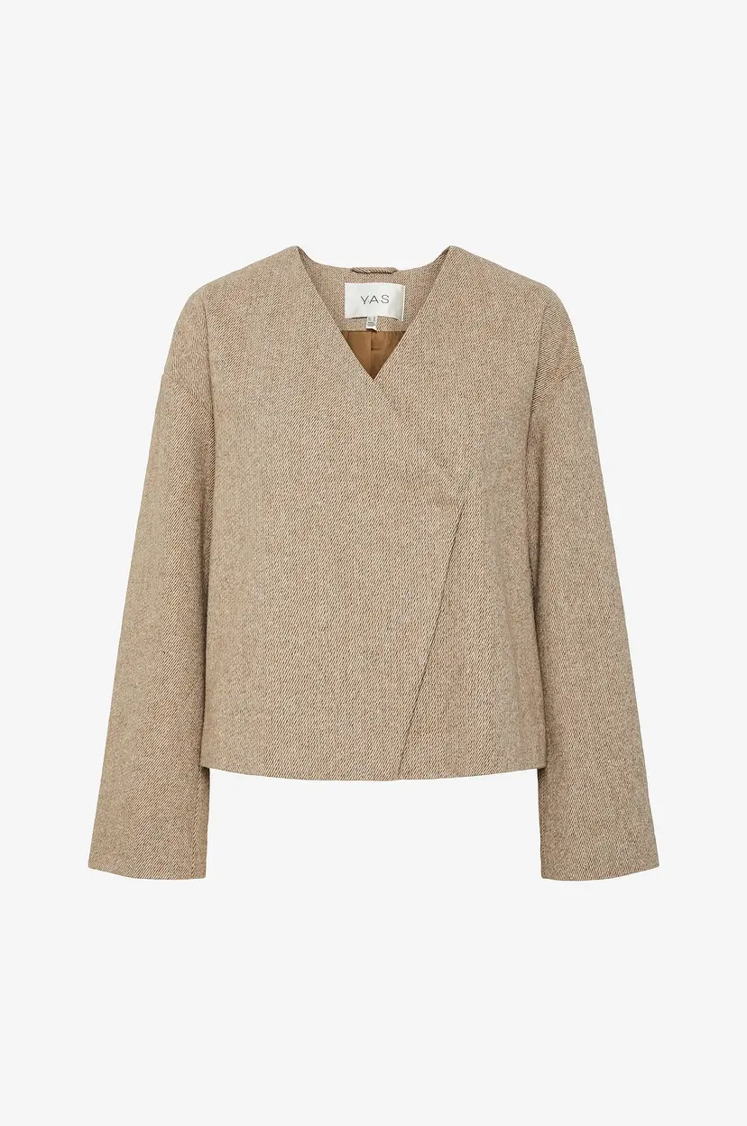 Y.A.S Jakke yasSpring LS Jacket - Brun