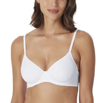 Schiesser Schiesser BH Spacer Full Cup Bra Hvit polyester B 75 Dame
