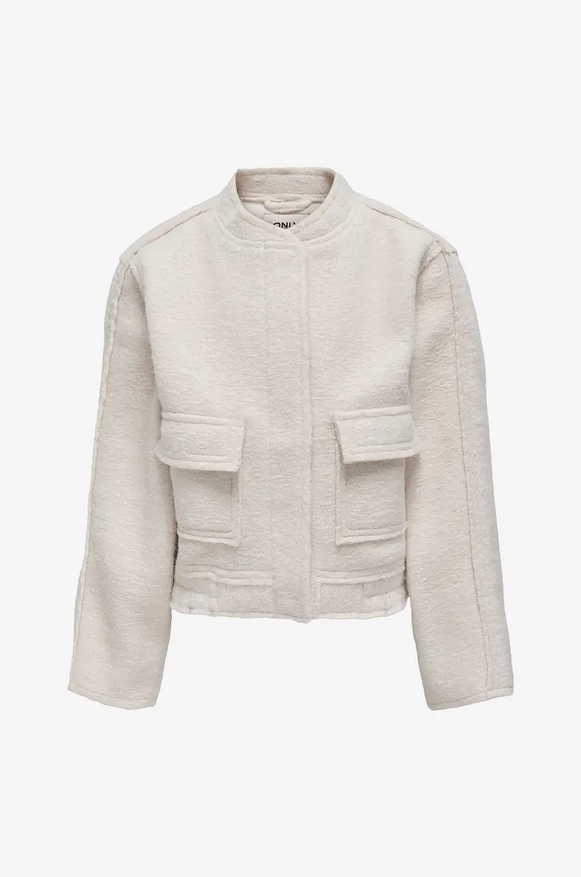 Kids Only Jakke kogSanne Boucle Bomber Otw - Beige