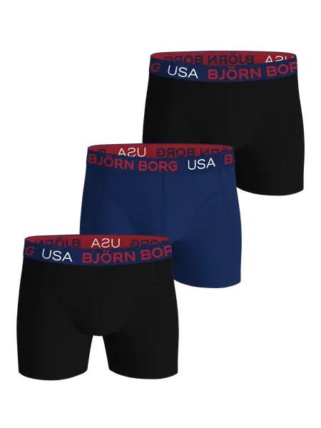 Björn Borg Cotton Stretch Boxers Usa 3-pack