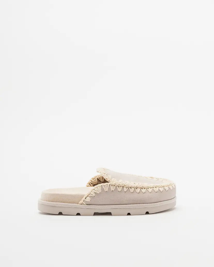 Mou Mou MU.SW631002C Beige Slide sandals