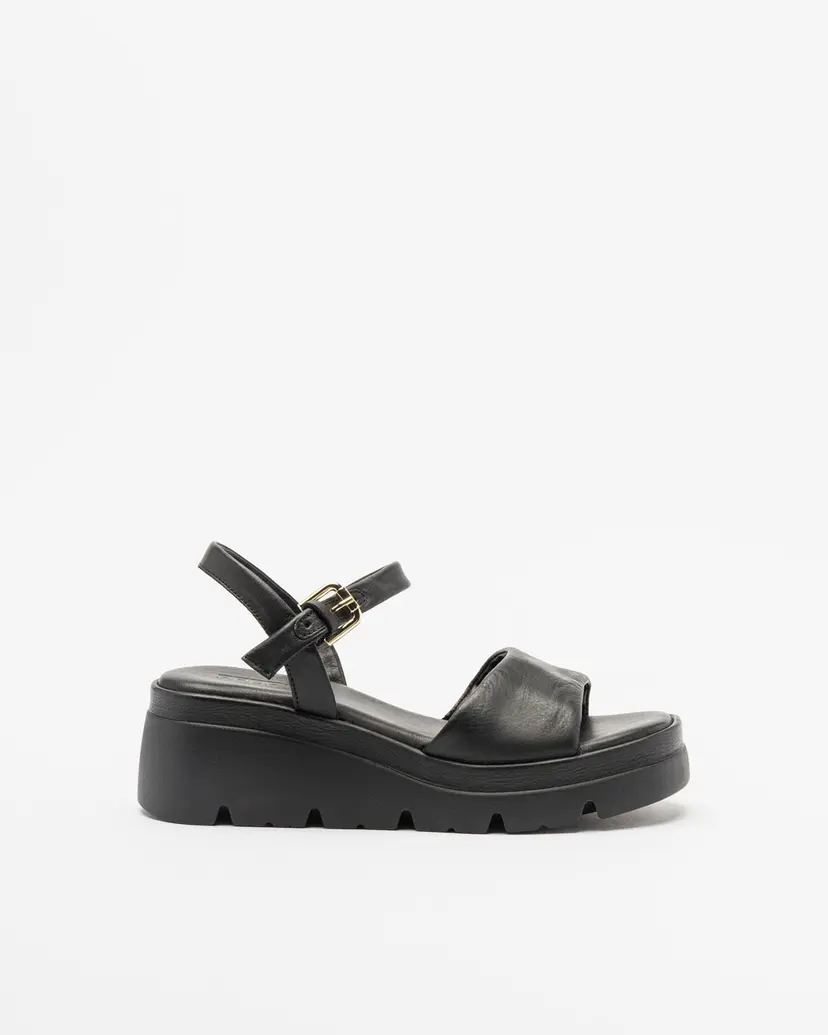 PROF PROF 10301 Black Platform sandals