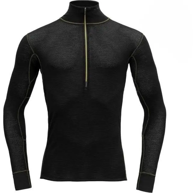 Devold Devold Wool Mesh 190 Zip Neck Man Caviar