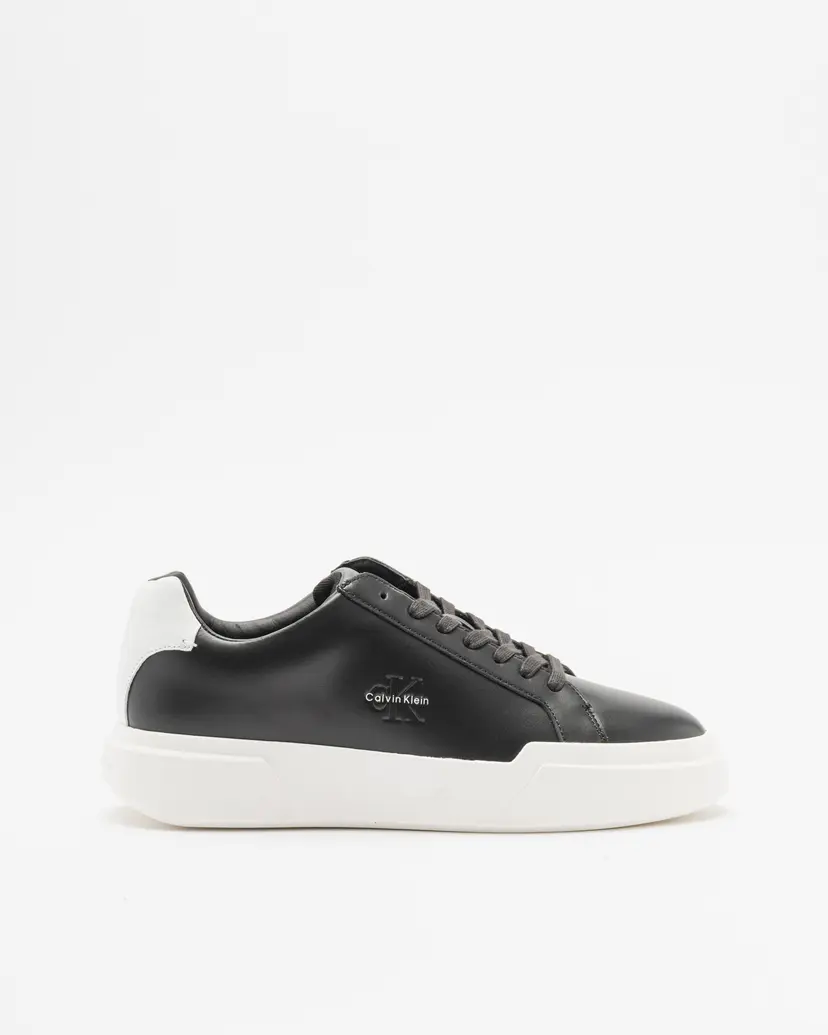 Calvin Klein Calvin Klein Chunky Cupsole Lace Up Lth Black Sneakers