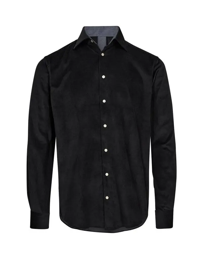 Gino Marcello Modern fit l/s shirt baby cord