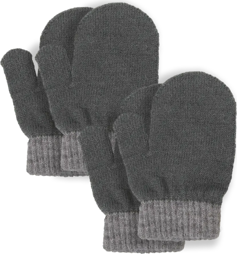 Lindberg Lindberg Kids' Sundsvall Mitten 2 Pack Anth/grey