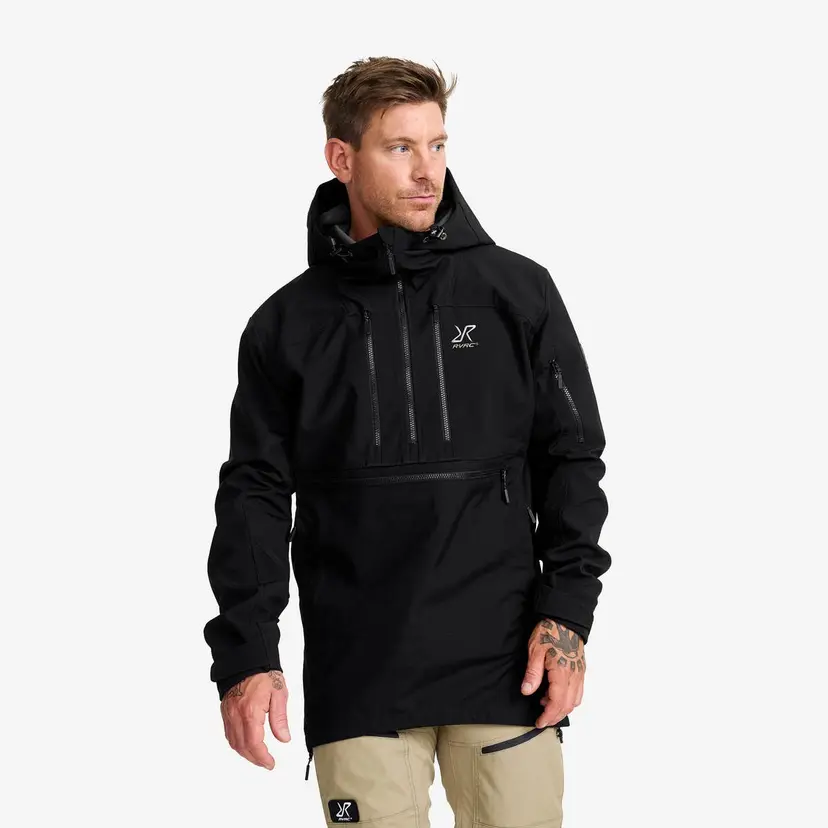 RevolutionRace Outdoor Anorak Herre Black