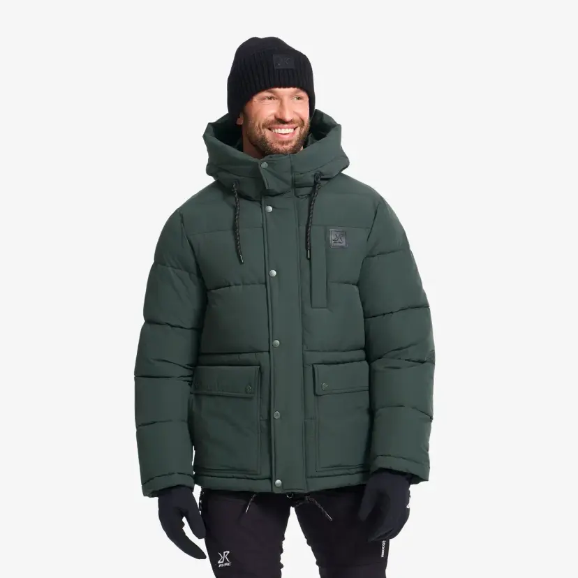 RevolutionRace Ember Puffer Jacket Herre Graphite Green