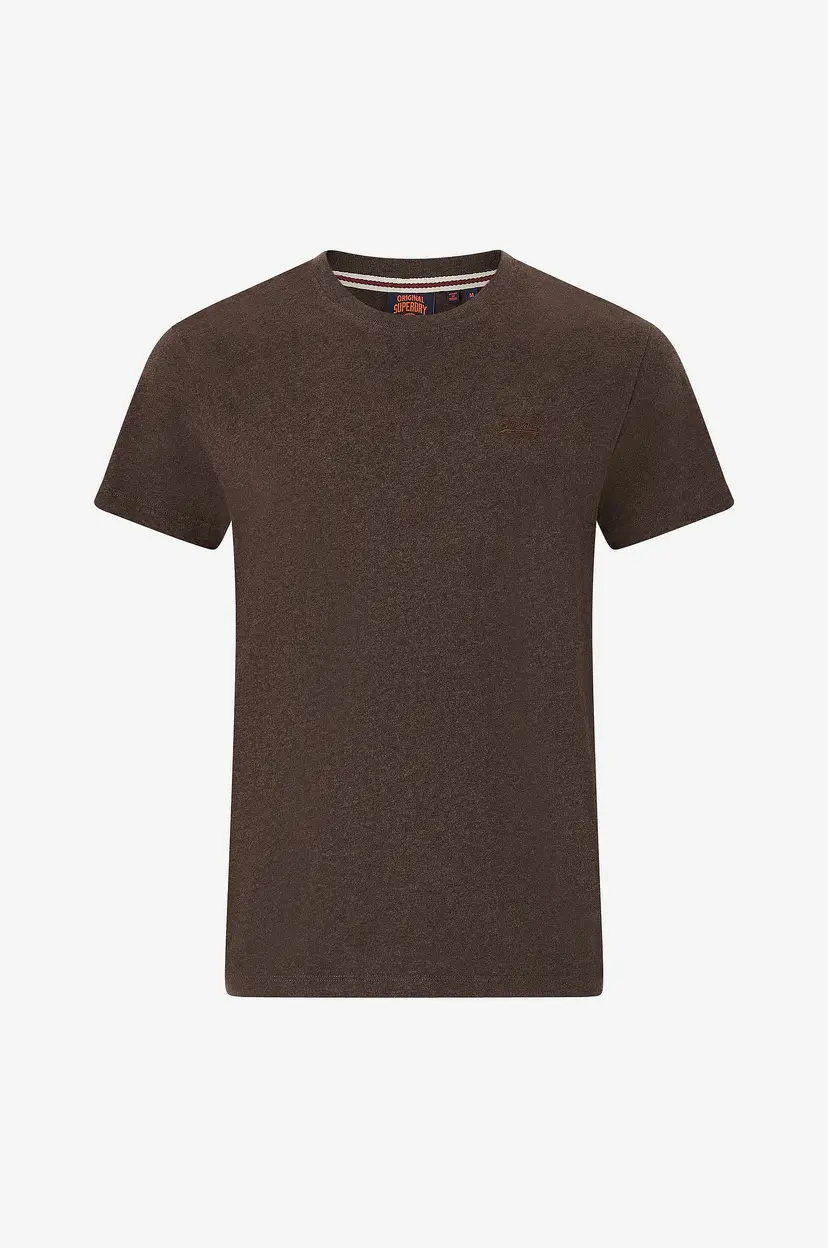 Superdry T-skjorten Vintage Logo Emb Tee - Brun