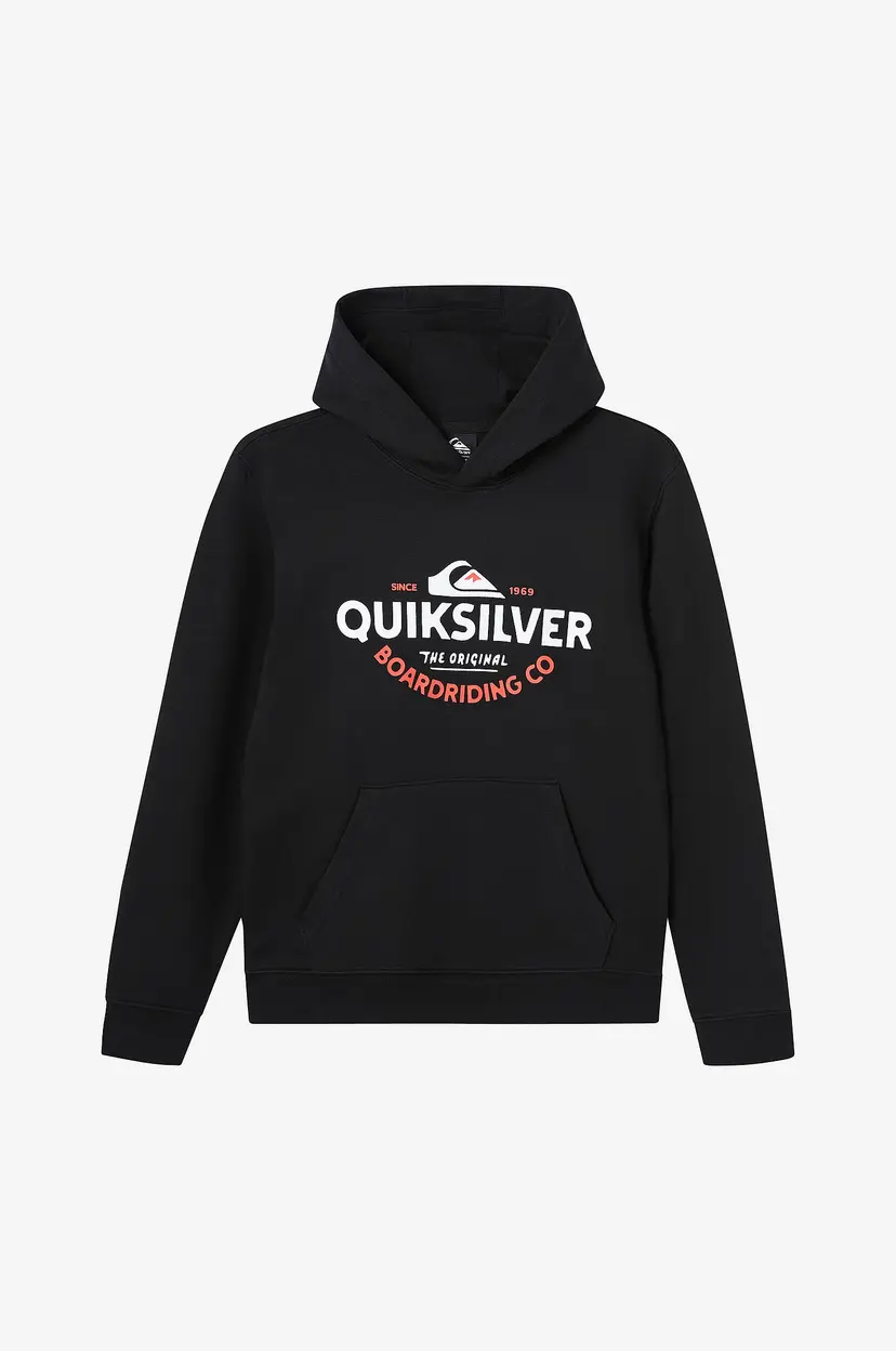 Quiksilver Hettegenser Typed Out Hoodie Youth - Svart