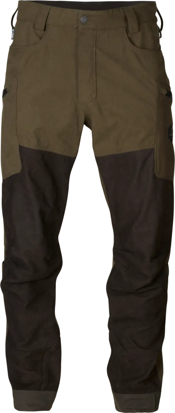 Härkila Härkila Driven Hunt HWS Leather Trousers Willow Green/Shadow Brown
