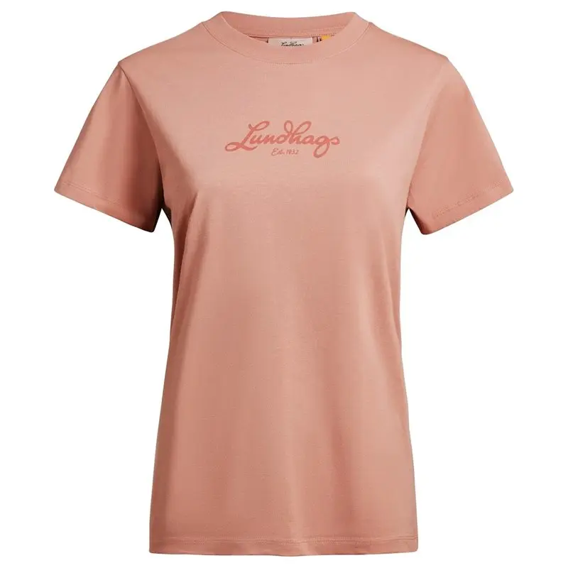 Lundhags Lundhags Järpen Logo T-shirt W Stone Pink