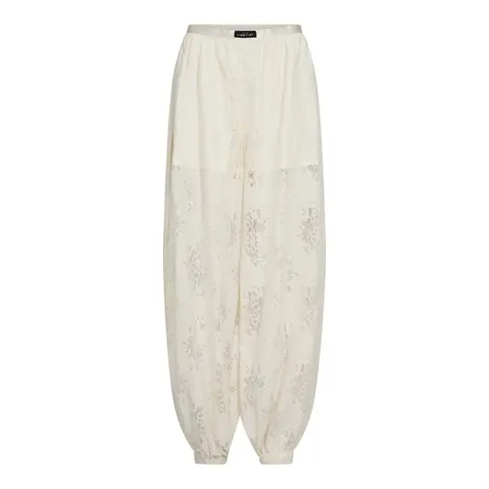 Haute L ' Amité Haute L' Amitié - Bella Lace Harem Pant - Off White