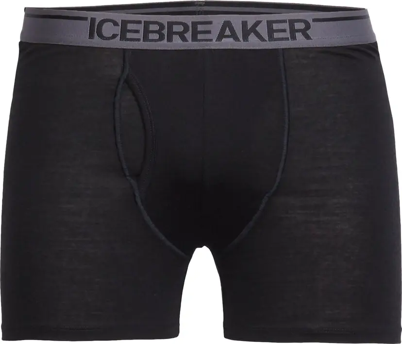 Icebreaker Icebreaker Men's Anatomica Boxers With Fly Black/monsoon