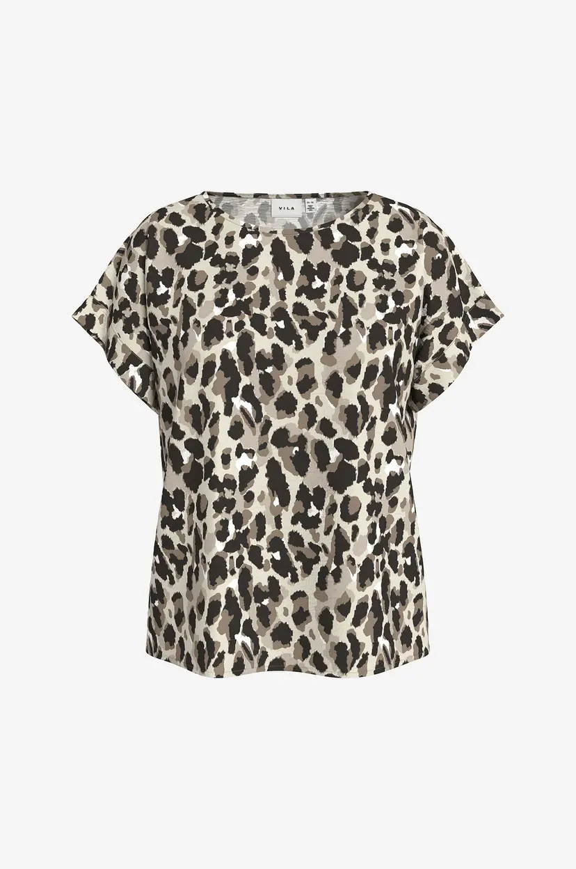 Vila Topp viJosa S/S Top - Beige
