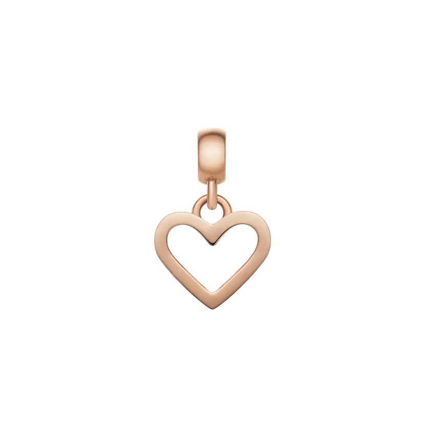 Daniel Wellington Rose Gold Charm Heart Contour Rg | DW