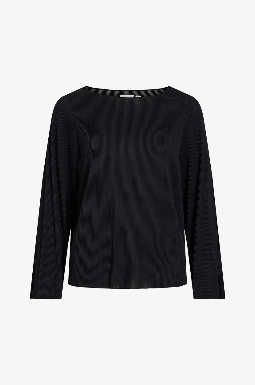 Vila Topp vuLupia Boatneck L/S Top - Svart