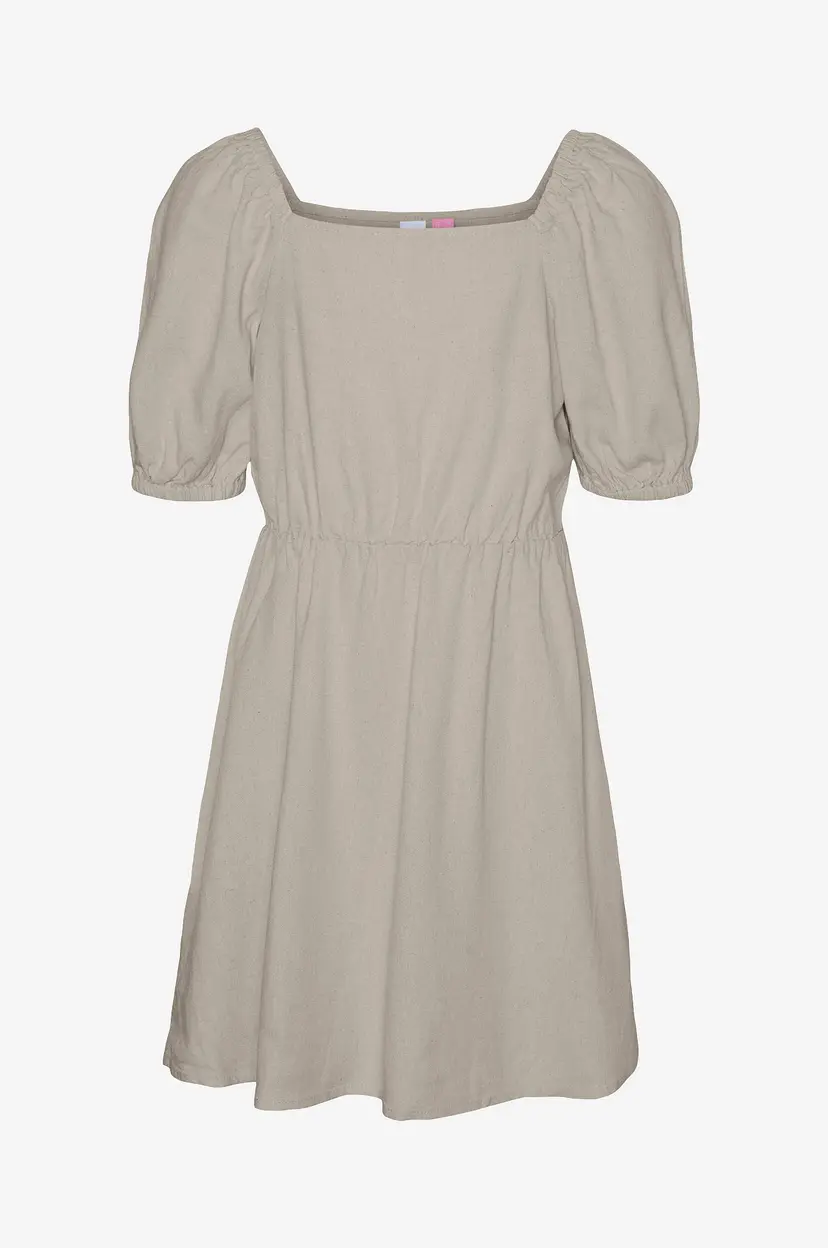 Vero Moda Girl Kjole vmMymilo S/S Short Dress Wvn GA Girl - Grå
