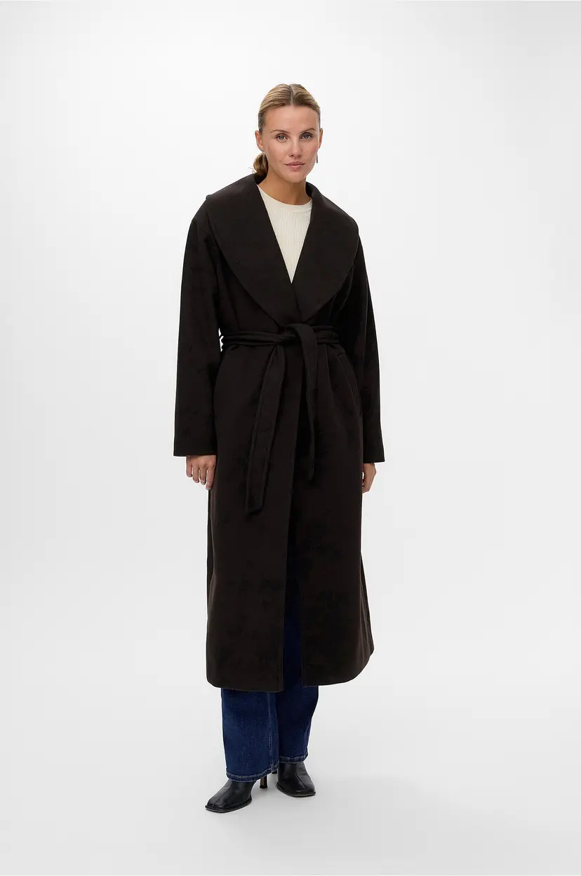 Vero Moda Kåpe Vmanne Bergen Xtra Long Coat Ga - Brun