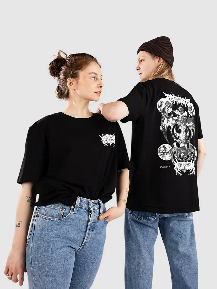 Any Means Necessary Any Means Necessary Valhalla T-skjorte svart