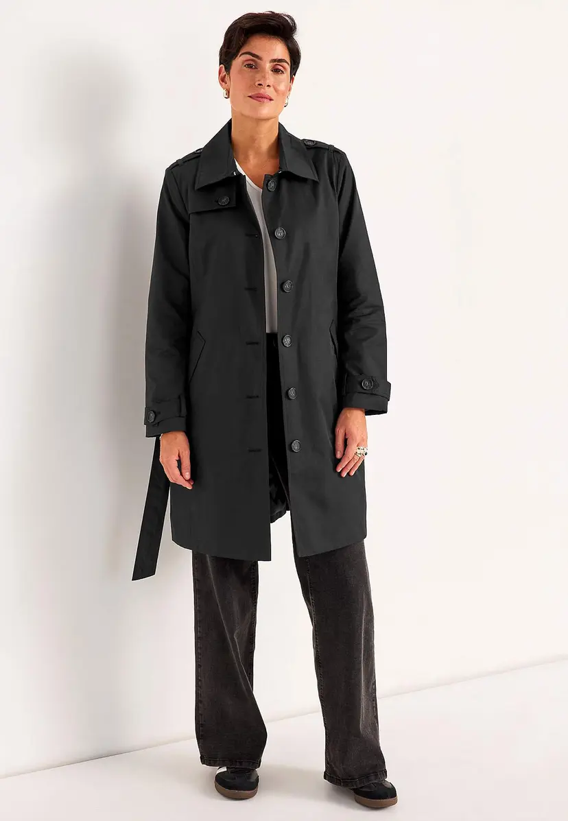 Cellbes of Sweden Enkeltkneppet trenchcoat