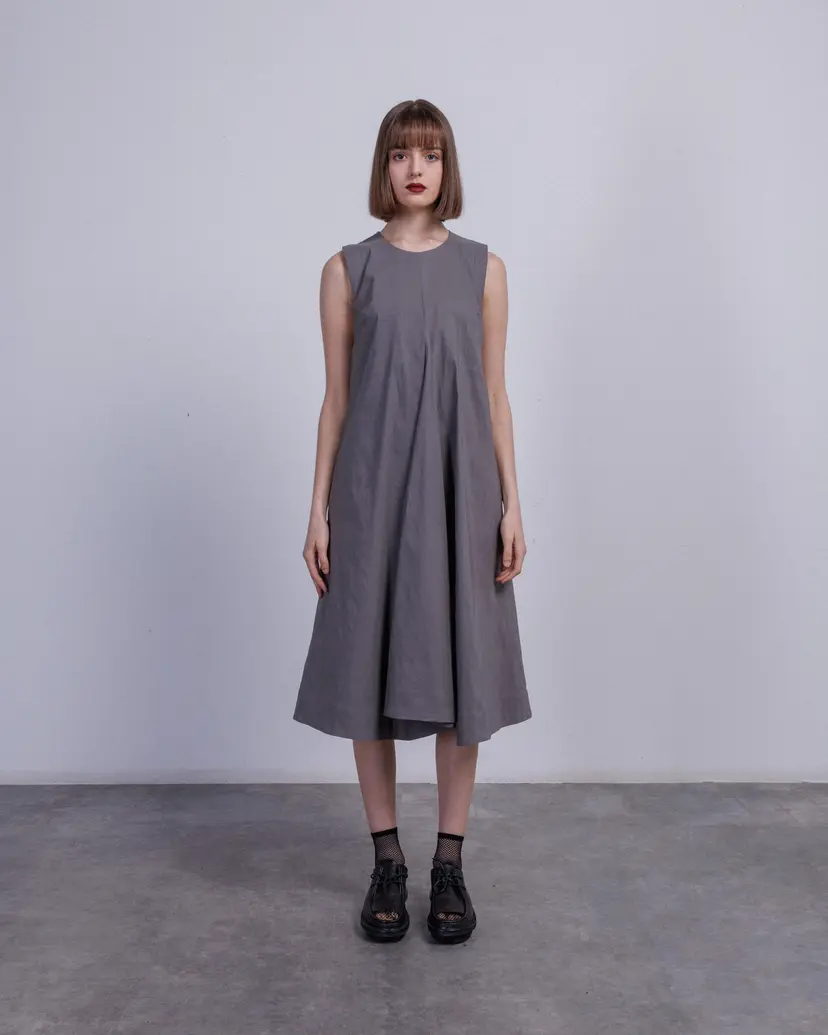 Malloni Malloni M24E40788 Gray Long dress