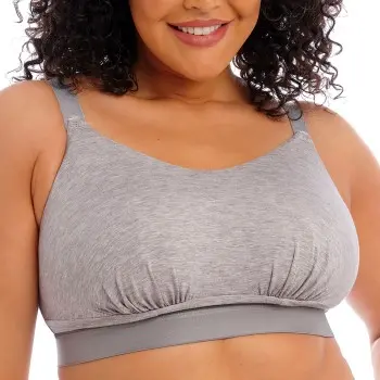 Elomi Elomi BH Downtime Non Wired Bralette Grå H 80 Dame