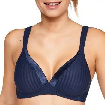 Naturana NATURANA BH Everyday Wednesday Striped Soft Bra Marine D 95 Dame