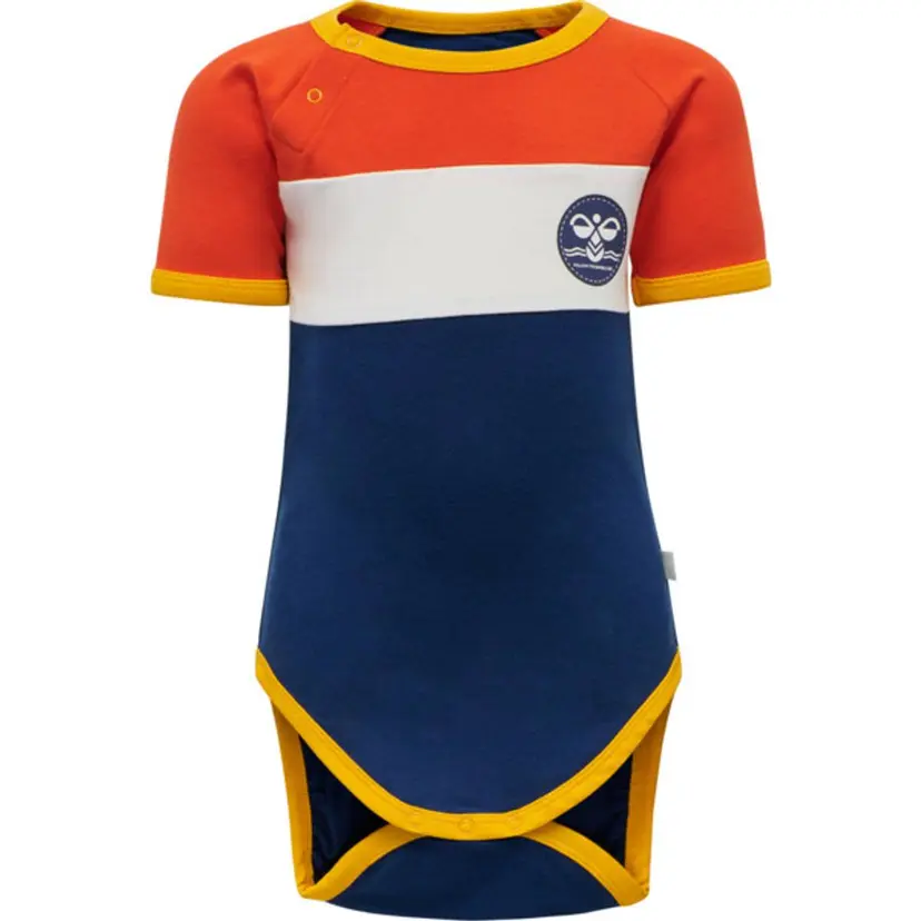 Hummel Dark Blue Hummel Anton SS Body (74 / 9 mnd)