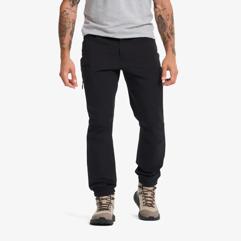 RevolutionRace Drift Outdoor Stretch Jeans Herre Black