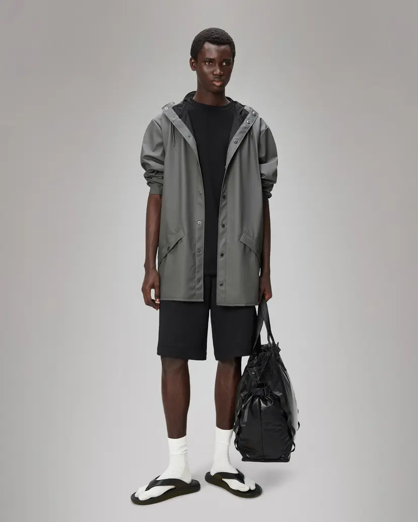 Rains Rains 12010 Gray Waterproof parka