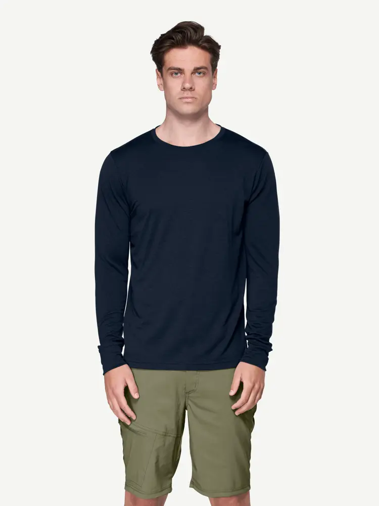 Devold Devold - Classic Long Sleeve Herre - Large - Blå