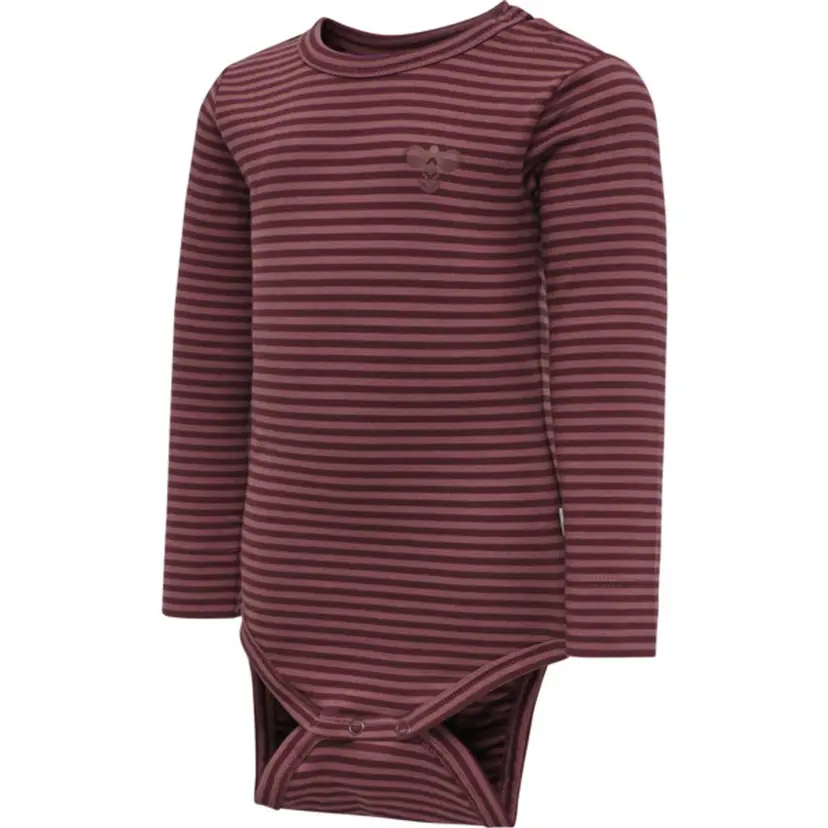 Hummel Hummel Mulle Body L/S Chocolate Truffle (68 / 6 mnd)