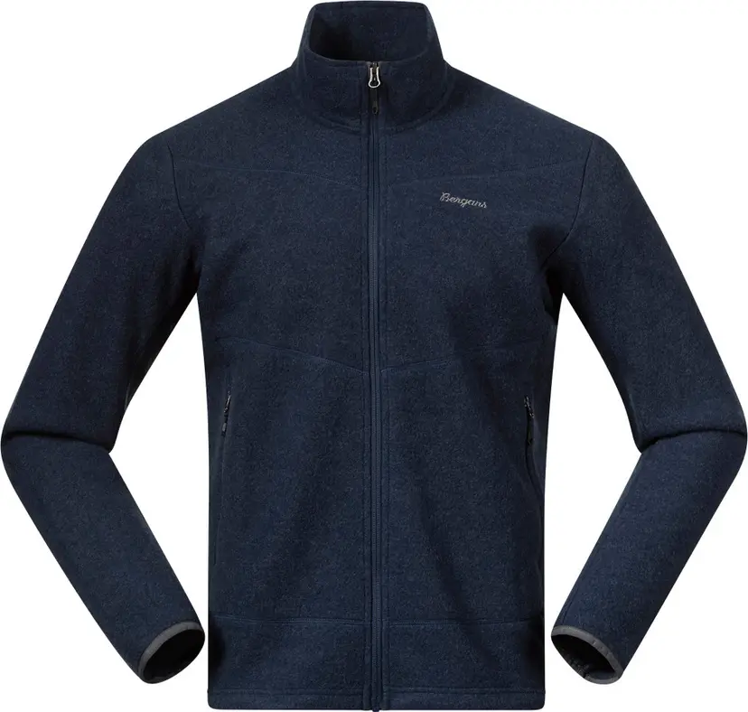 Bergans Bergans Men's Rabot Merino Fleece Midlayer Jacket Navy Blue