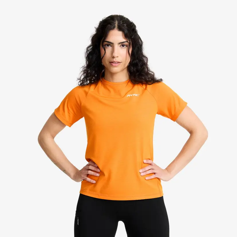 RevolutionRace Pulse Running T-shirt Dame Desert Sun