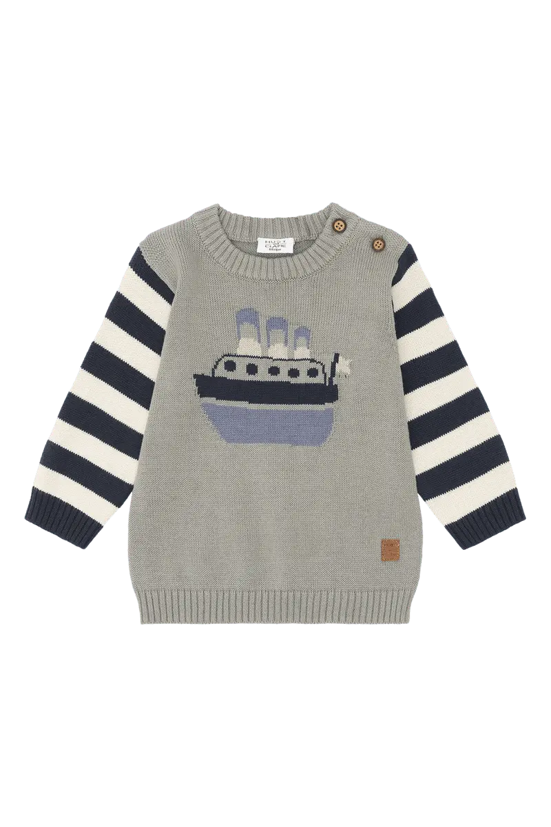 Hust and Claire Hust And Claire Pilou Pullover Seagrass (80 / 1 år)