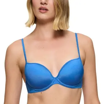 Triumph Triumph Midnight Swim Push-Up Bikini Top Blå Dame