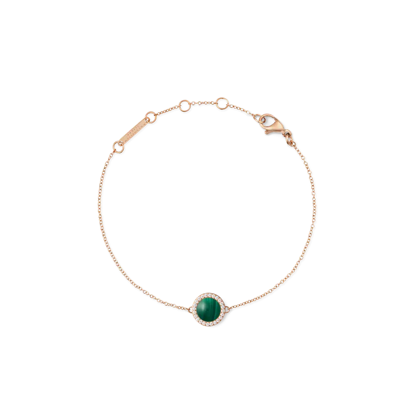 Daniel Wellington Rose Gold Bracelet Audrey Malachite | DW