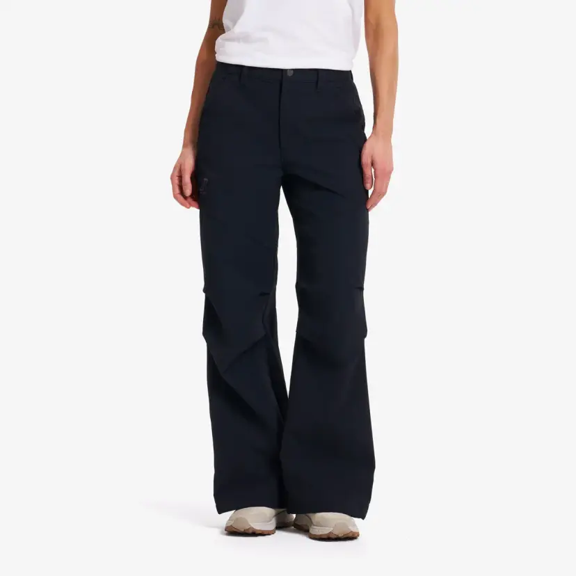 RevolutionRace Zenith Wide Leg Pants Dame Black