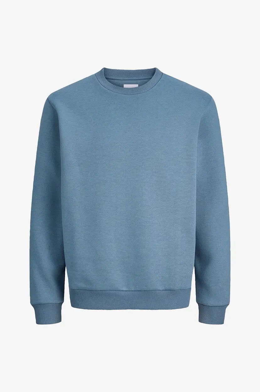 Jack & Jones Plus Collegegenser jjeBradley Sweat Crew Noos Pls - Blå