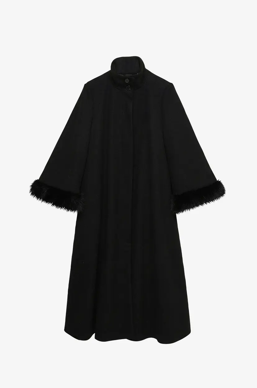 Vero Moda Kåpe Vmclaudiabell Long Coat Vip - Svart