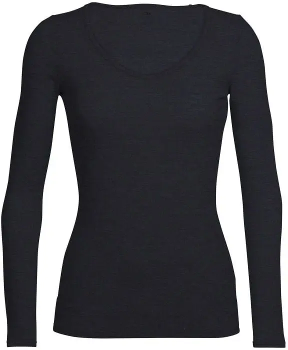 Icebreaker Icebreaker W's Siren LS Sweetheart Black