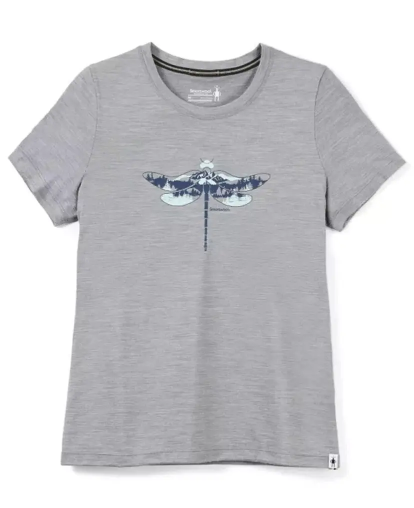 SmartWool Smartwool Women’s Merino Sport 150 Dragonfly Summit Slim Light Gray Heather