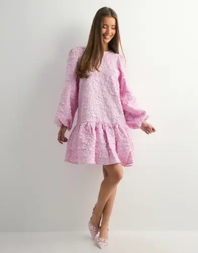 Pieces Pieces - Rosa - Pcgretchen Ls Short Dress D2D Dmo