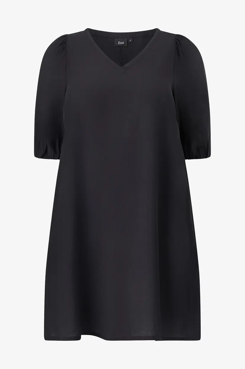 Zizzi Tunika Castina, 1/2, Tunic - Svart